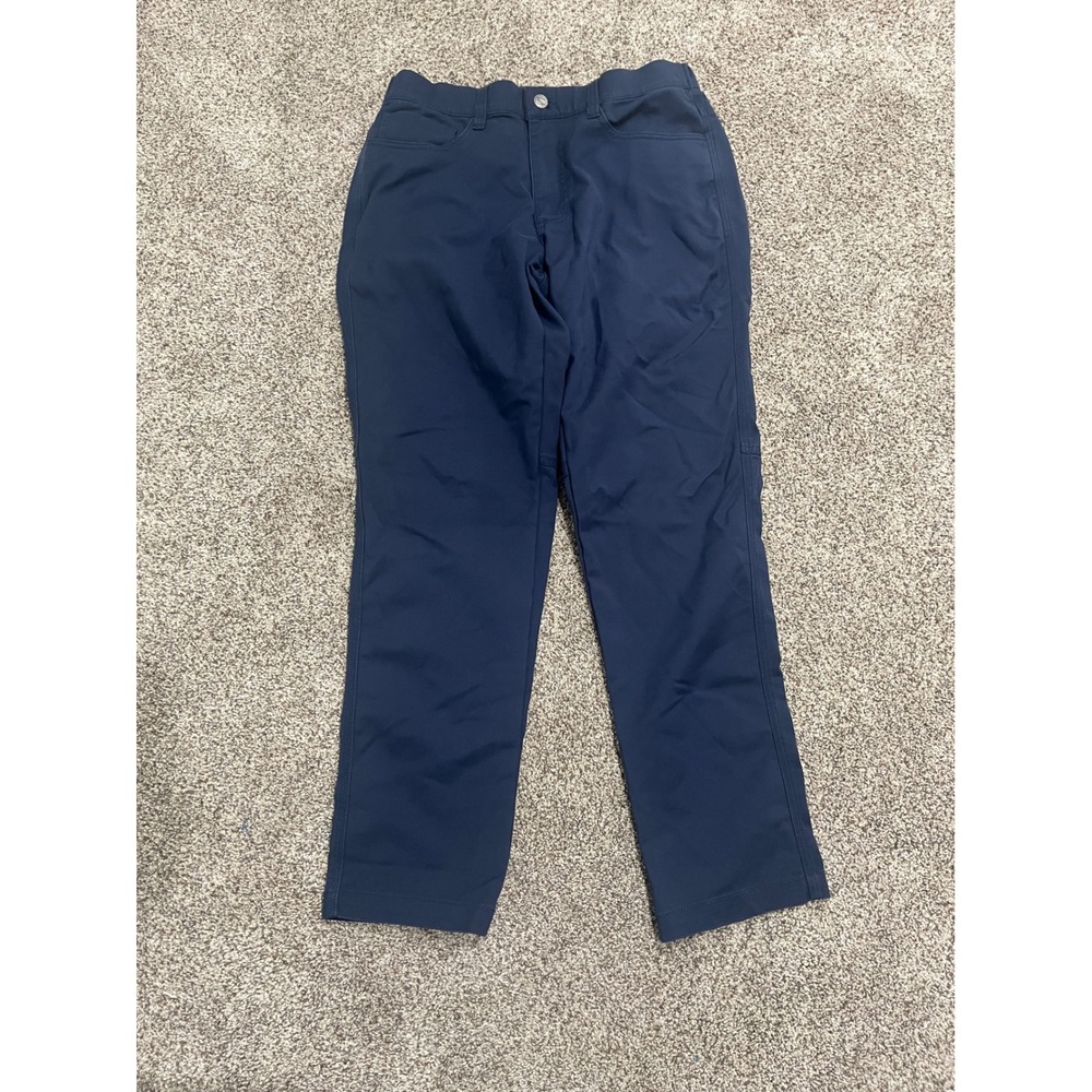 Bearbottom Clothing Mens Navy Blue Chino Pants Size M 30 Stretch Performance